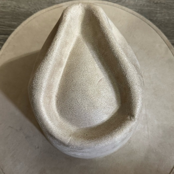 Texas Country Western Boots Authentic Suede Tan Flat Brim Cowboy Hat - Picture 8 of 11